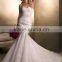 supply all kinds of organza butterfly cowl neck tea length wedding dresses
