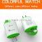 Hot selling 5V 2.4A Dual USB AC to DC travel adapter