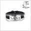 New Twelve Constellations Jewelry Titanium Stainless Steel Silicone Bangle Bracelets Best Gifts for Mens Friends