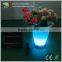 energy saving battery rechargeable RGB color outdoor led flower pot/led light flower pot/LED illuminated flower vase