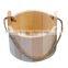 2016 New Design Round Wooden Buckets with Reindeer