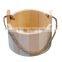 unique Wooden Bath ice Buckets