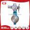 High Performance 304/316 Pneumatic Wafer Type hard sealing butterfly valve