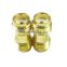 Plated gold 50ohm SMA female to SMA female adapter for antenna