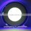 Blue/White 4+2W double color round led panel light