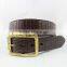 Ever Classic Men's Geniune Leather Belt Veg Tanned Full Grain Leather Belt Waist Belt