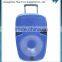 Colorful box battery plastic trolley outdoor speaker
