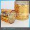 Hot Selling Gold Tea Light Candle Containers Embossed Vintage Candle Holders