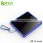 Best Selling Products Dual USB Solar Power Bank 12000mah Mobile Solar Charger External Battery Charger with Carabiner