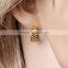 Most cheapest jewelry earring wholesale, wavy lines vogue jewelry earrings