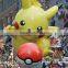 LED Giant inflatable pikachu toy with rope for promotion