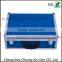Blue Hot sale factory price with EVA foam impression box aluminum metal tool box with EVA
