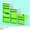 Latest heavy duty plastic wardrobes kids bedroom furniture clothes storage cabinets