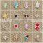 2016 Fashion Diamond nail art /DIY Glitters Slices of metal nail art/ Design 3D Silver Pearl Rhinestone nail sticker