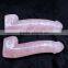hand carved natural rock rose crystal massagers