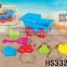 5PCS outdoor game mini sand castle molds toy cartoon car