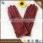 Fashion ladies wine red thick sheep wool gloves cashmere gloves