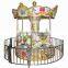Hot Sale Amusement Park Pony Fairground Whirligig Merry go Round good Used Small 6 Seats Mini Carousel for Sale