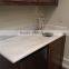 High customized Emperador Light bathroom marble countertop