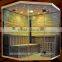 4 person infrared steam sauna cabin with sauna stove to enjoy the natural warmth
