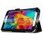 Ultra thin antishock folio stand leather case for Tab 2 7 inches tablet case