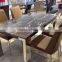 TB indian marble dining table and chairs