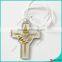 Zinc Alloy Metal Anti-silver Vintage Cross Necklace