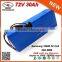 LI-Ion 72V Battery Pack 30Ah Deep Cycle Battery in Samsung Lithium Ion Battery Cell 18650