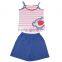 Kevince Ladies jersey short printed homewear pyjamas knitting woman nightwear sleepwear MOQ 2000sets