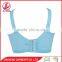 Adjustable high quality blue sexy lace bra transparent lace bra