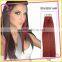 unprocessed raw waterproof double-side adhesive tape hair skin weft
