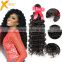 26" risado ondulado Factory Wholesale Unprocessed 100% Raw Virgin Hair Water Wave Peruvian Virgin Human Hair