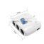 120W tripe socket car lighter with Dual USB ports, voltmeter