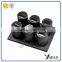 Antique high end black velvet ring display stand for wholesale
