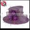 women sinamay party hats with flowers