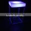 Colorful High Luminous Waterproof Senior Centre Square Table
