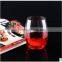 FDA Certification and Eco-Friendly Feature Plastic Drinkware Type stemless wine glass