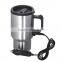 Top Selling Stainless Steel USB 12V Car Auto Adapter Heated Travel Mug Thermos Heating Cup/Electric tumbler