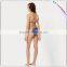 Floral bandeau kids girls bikini swim