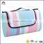 Polar Fleece Outdoor Beach Mat Striped Blanket