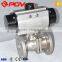 flange pneumatic ball valve stainless china manufacturer