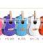 39 inch Caravan music Chinese plywood guitar colorful guitar HS3912