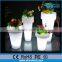 Waterproof Plastic Led Pot,decorating Led Flower/planter Lighted Tall Plastic Vases