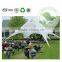 Unique Shape UV Protection White Star Fabric Tensile Awning