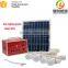 100Watt Solar power system lighting for home with lead acid battery