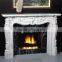 White Carrara Marble Fireplace