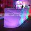 used nightclub LED furniture bar counter/bar table/popular led furniture with battery