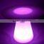 plastic battery power night club lighting illuminated led table/ led commercial hot pot table