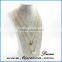 Fashion design simple gold chain necklace gemstone chain necklace
