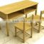 (HC-2506) Competitive cheap kindergarten school desk prices children mdf furniture desk chair Used daycare furniture